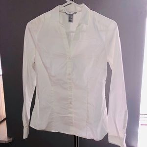 H&M BUTTON COLLAR SHIRT